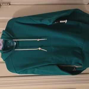 XERSION BRAND MEN'S WARM GREEN PULLOVER HOODIE SIZE SMALL